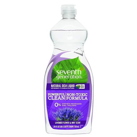 Seventh Generation Natural Dish Liquid 22734, Lavender Floral & Mint, 25-Ounce Bottle - Packaging... | Amazon (US)