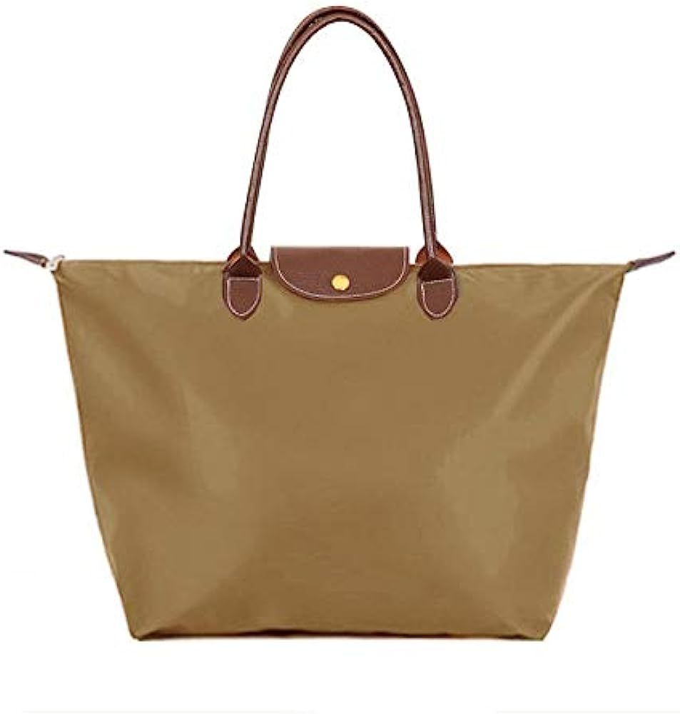Women's Stylish Waterproof Tote Bag Nylon Travel Shoulder Beach Bags Work Bag fits up to 15.6 inc... | Amazon (US)