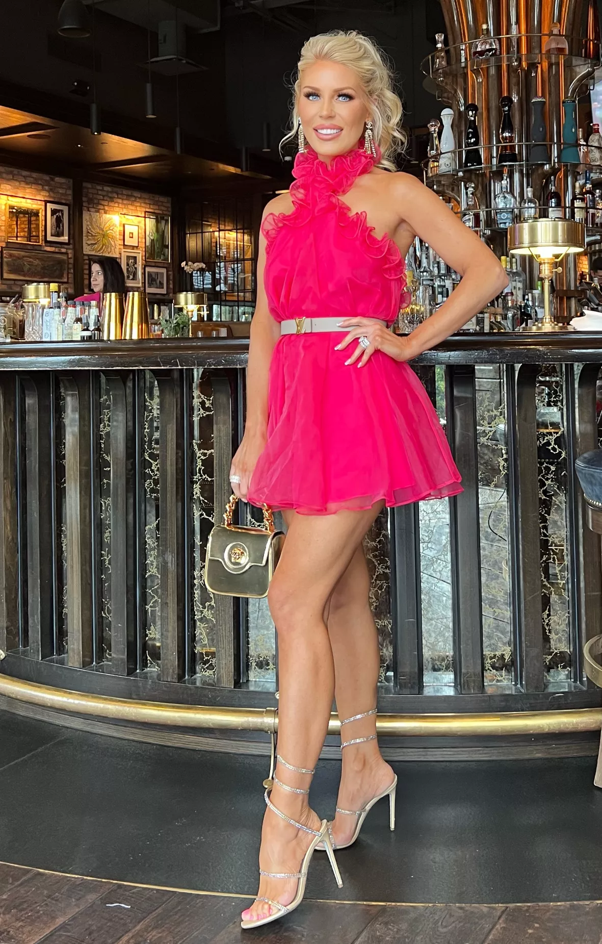 hot pink dress shoes Crocodile | Harvey by Amali beige) that pair seamlessly with dresses Bocca Women's 2inch Pumps Hot