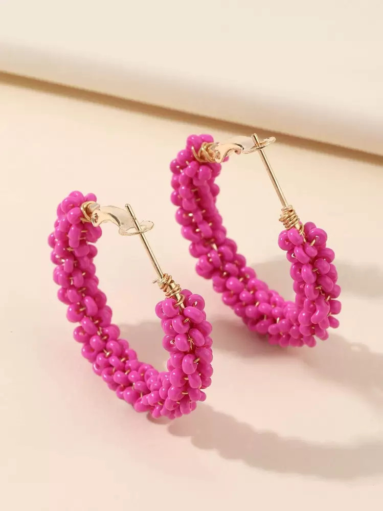 Oorbellen Fuchsia | SHEIN