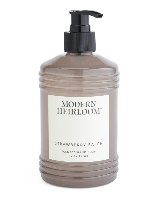 12.17oz Strawberry Patch Glass Soap | Bath | Marshalls | Marshalls