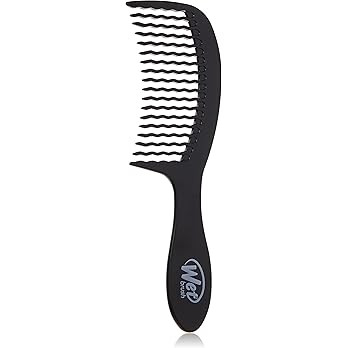 Wet Brush Detangling Comb, Black - Wide Tooth Hair Detangler with WaveTooth Design that Gently an... | Amazon (US)
