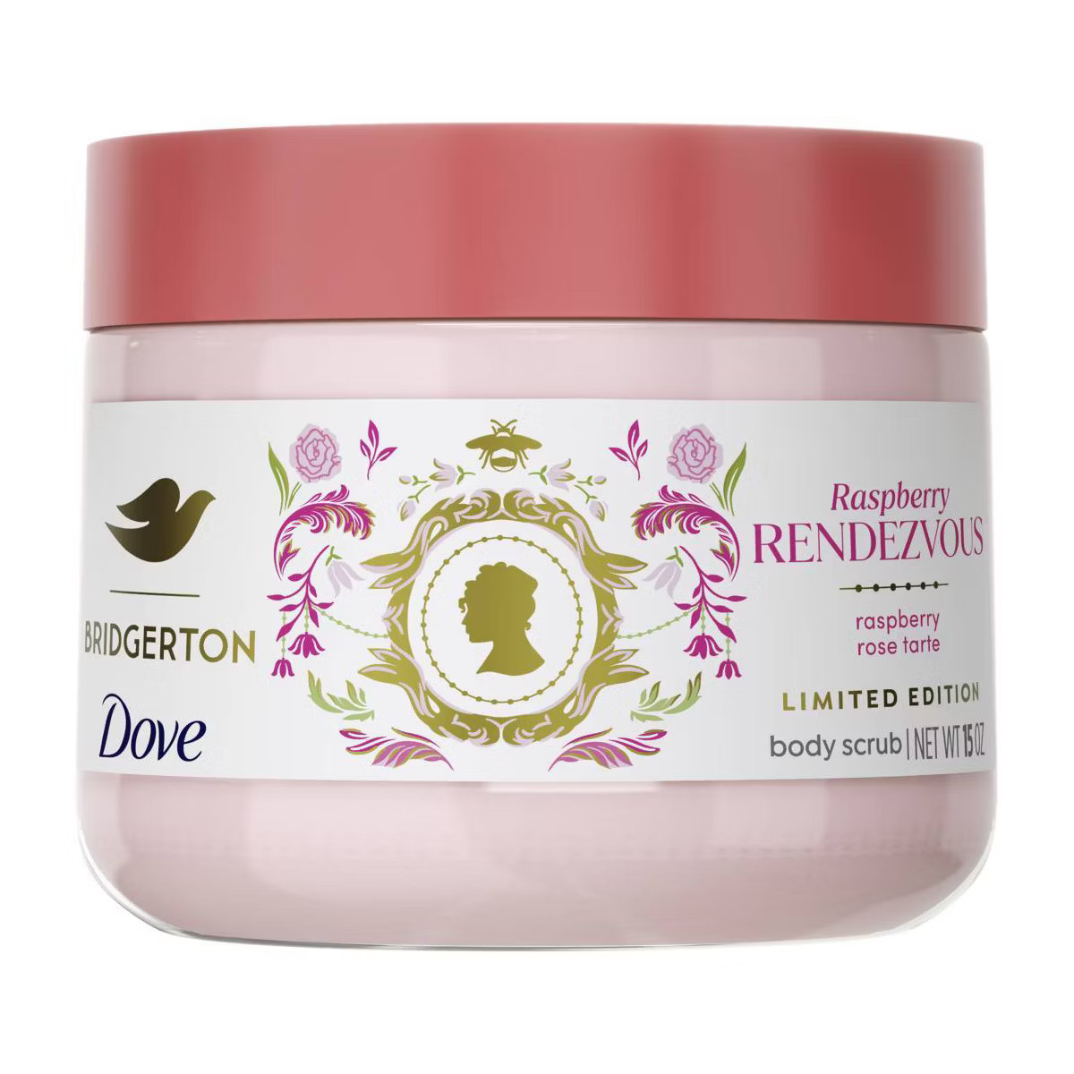Dove Beauty Limited Edition Bridgerton Body Scrub - Raspberry Rendezvous - Raspberry and Vanilla ... | Target