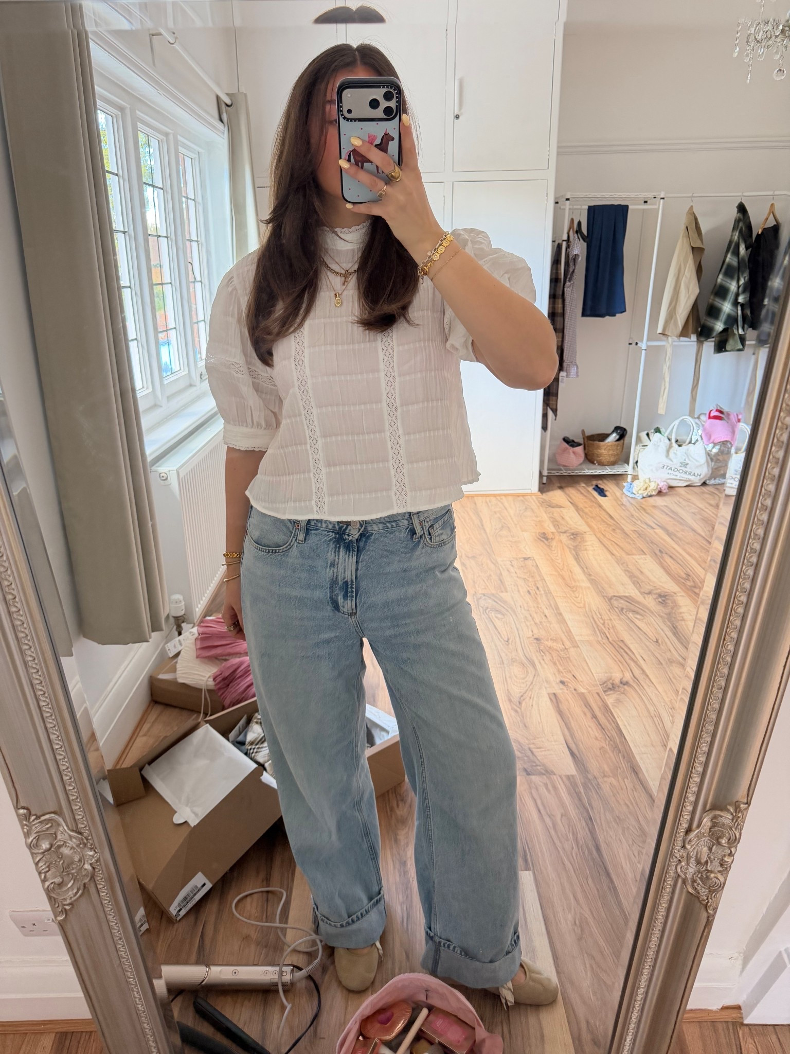 Easter Sunday fit check ft. my new Zara blouse🐣💓💓💓

#LTKspring #LTKuk #LTKeurope