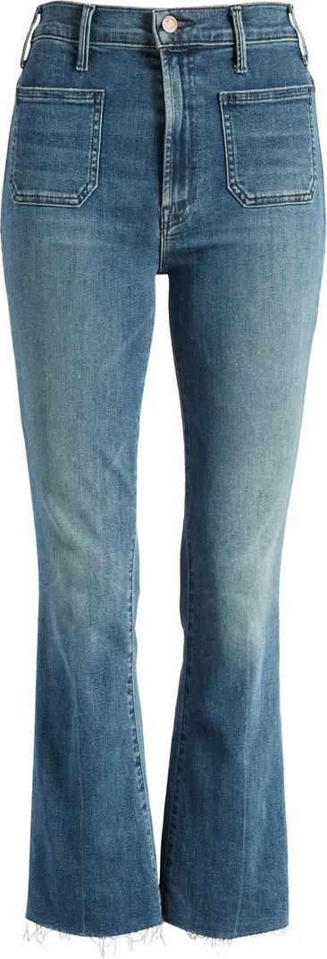 The Hustler Patch Pocket High Waist Ankle Flare Jeans | Nordstrom