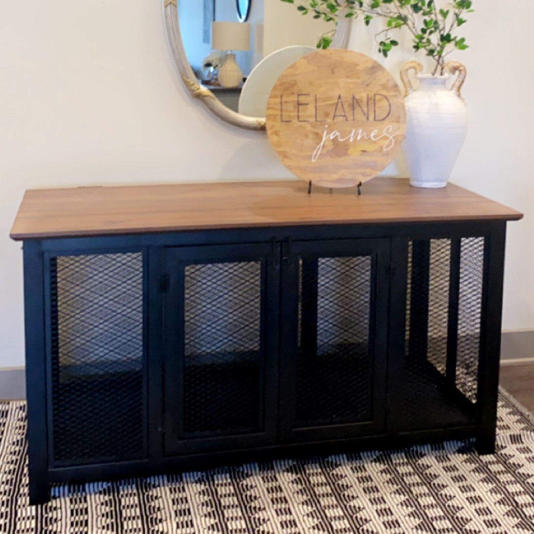 A dog crate you’re not embarrassed to have out! 🙌🏽 #LTKhome 

#LTKmens #LTKfamily #LTKstyletip