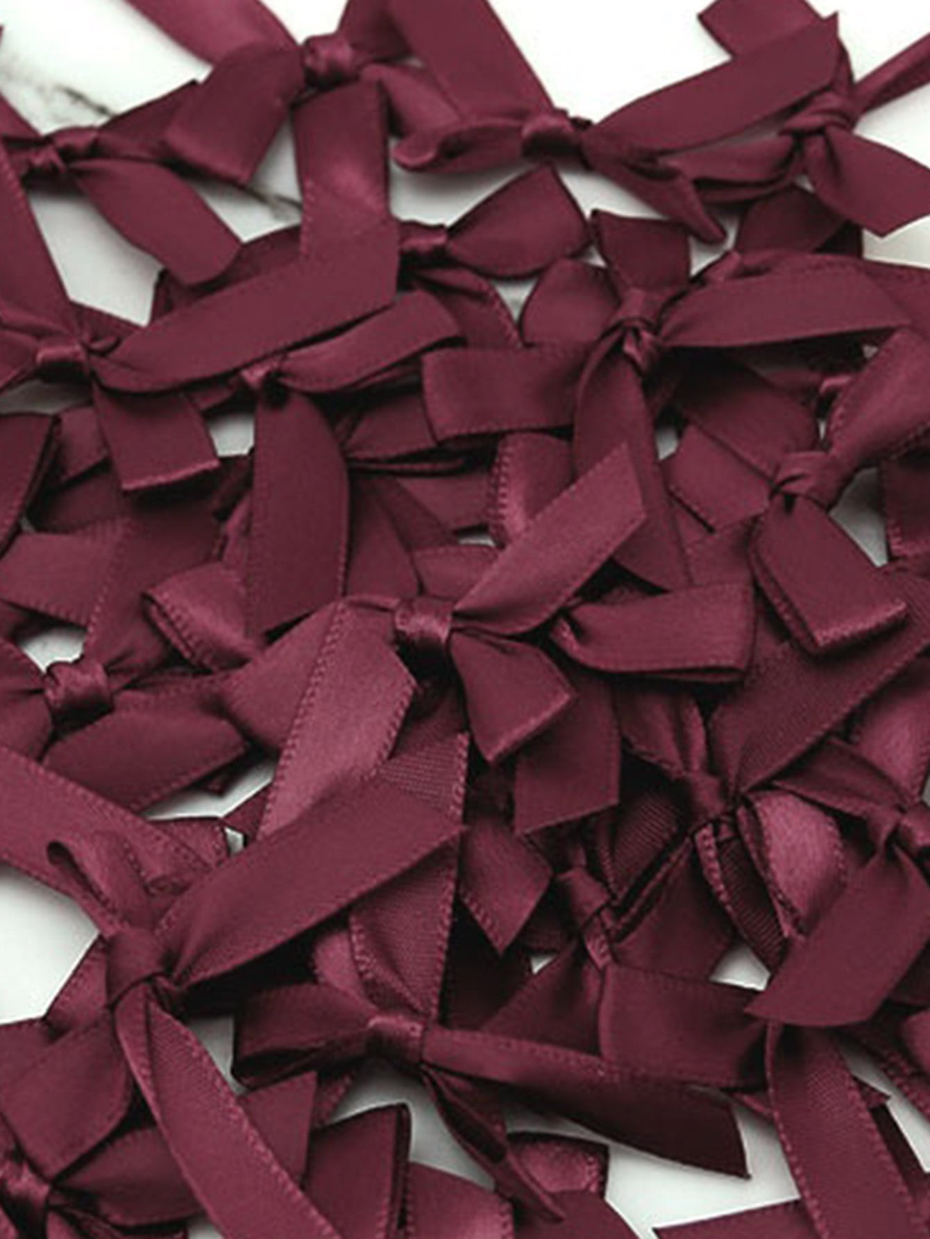 (50 Pieces/bag) 4cm Ribbon Bow With Various Colors For Gift Decoration And Making Hairpin Headwea... | SHEIN