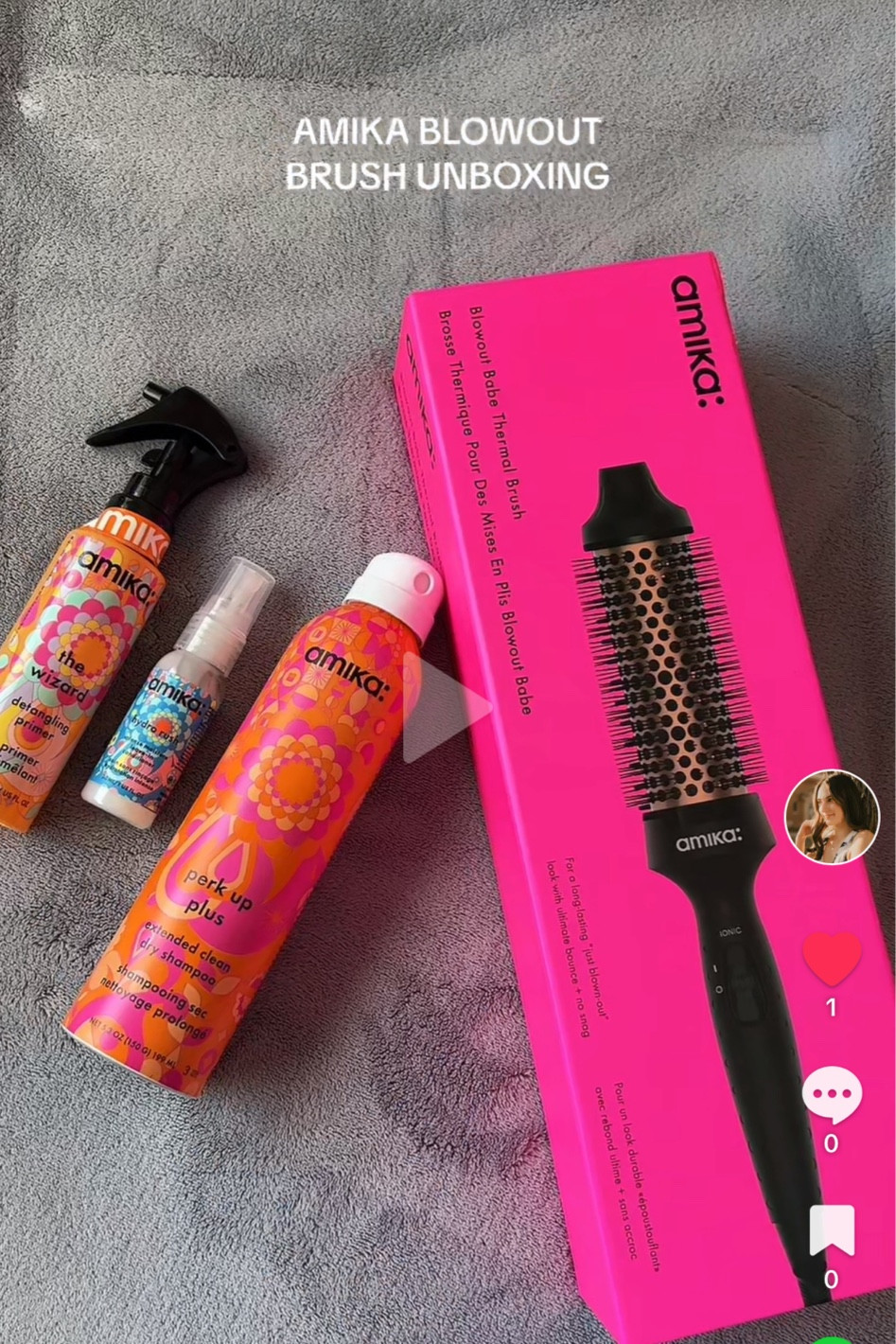 Unboxing the viral Amika Thermal Blowout Brush! 