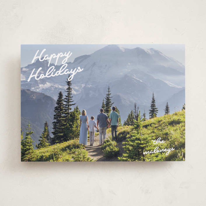 "Squiggles" - Customizable Holiday Photo Cards in White by Tennie and Co.. | Minted