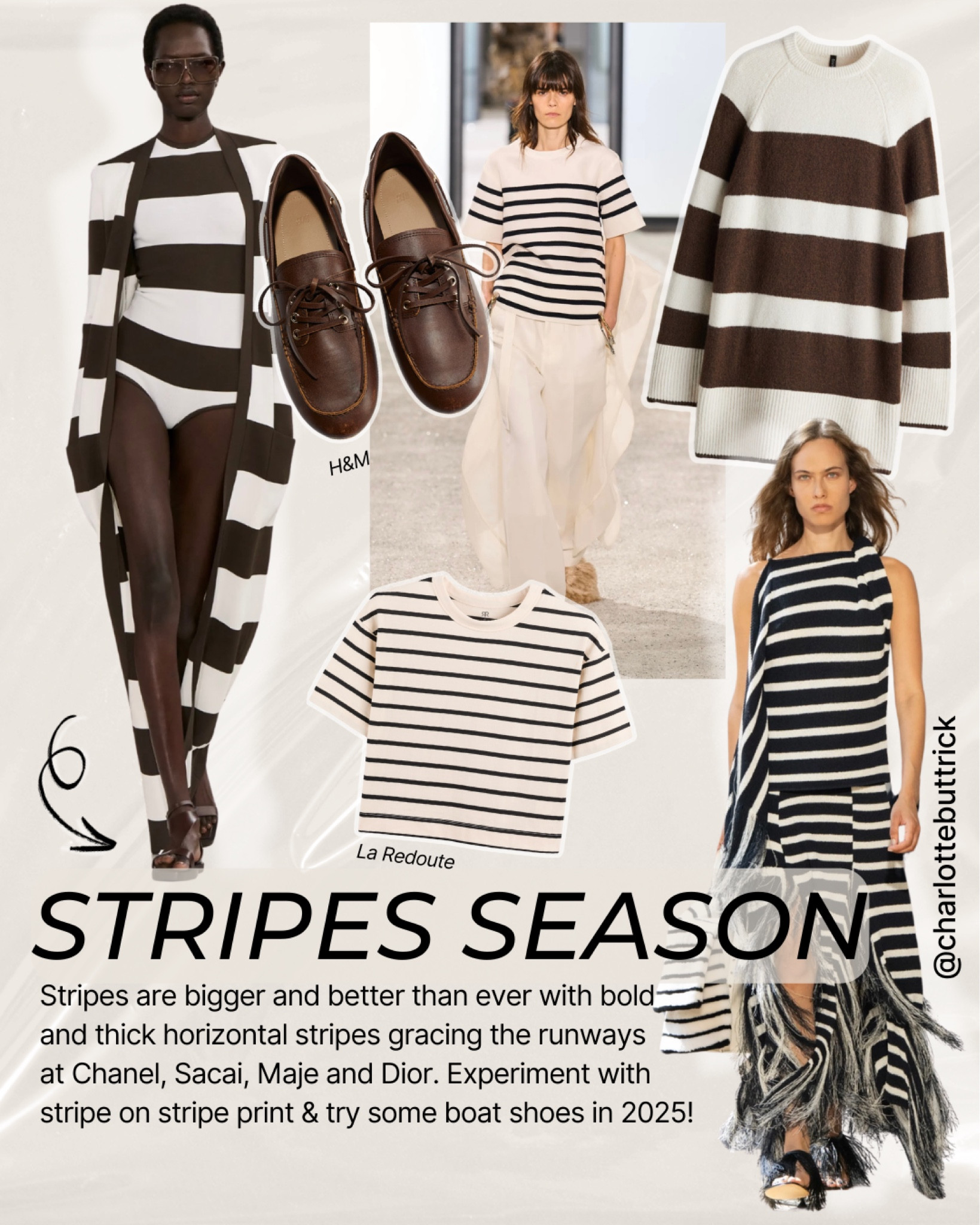 Fashion trends 2025 - Horizontal Stripes - from the runway to the high street - my top picks to buy now. 

#LTKeurope #LTKstyletip #LTKuk