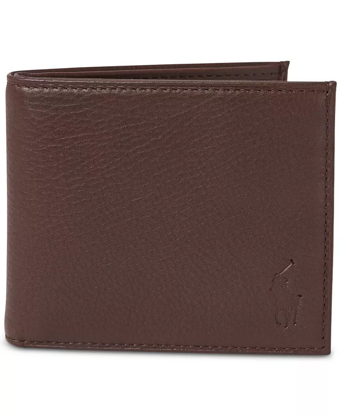 Men's Pebbled Leather Billfold | Macys (US)