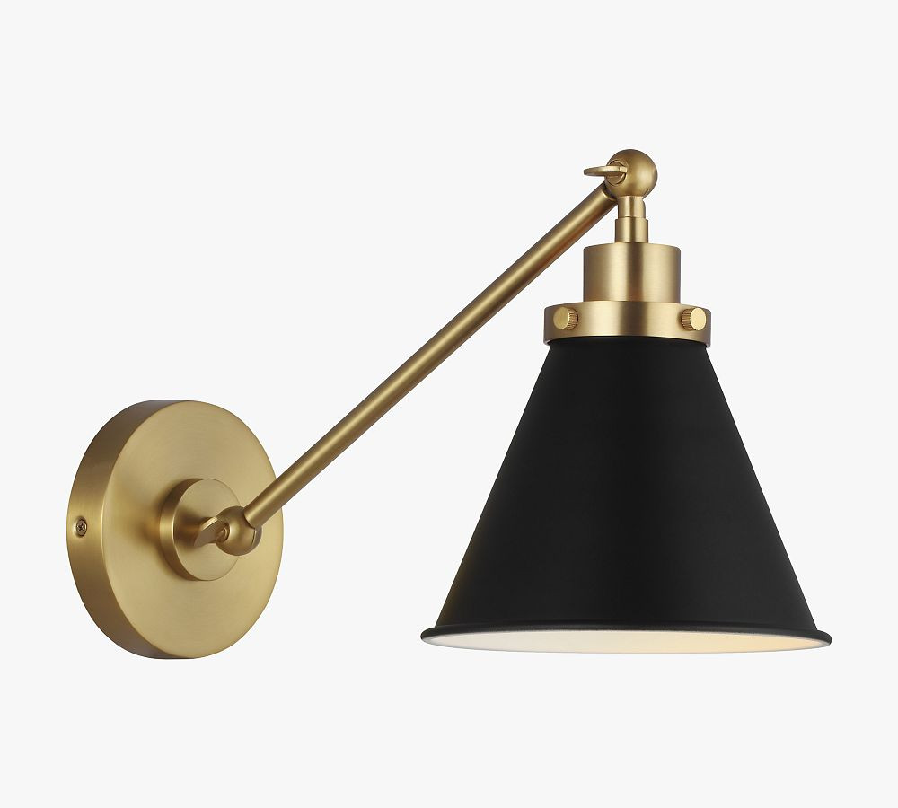 Chrissy Metal Adjustable Sconce (8") | Pottery Barn (US)