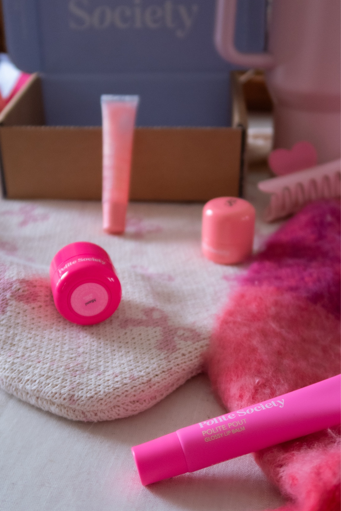 Polite Society’s lip and cheek duo! Comes in so many shades and makes for a great Galentines Gift 💕💕