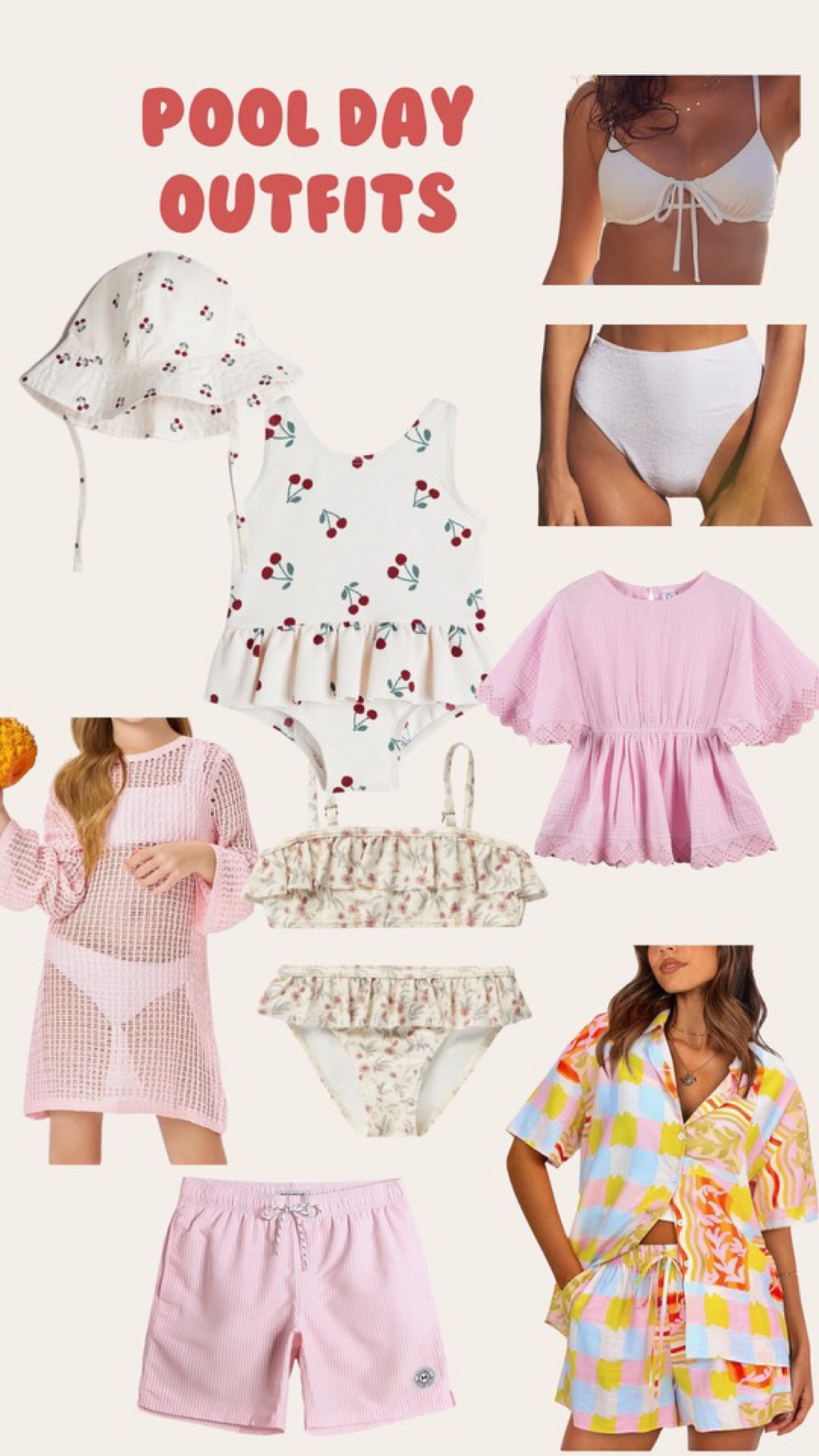 My Swimsuit!  Easy and cute coordinating pool day vacation outfits for the family! H&m, Lulus, Amazon, Rylee & Cru  family swim 

#LTKSeasonal #LTKFamily #LTKSwim