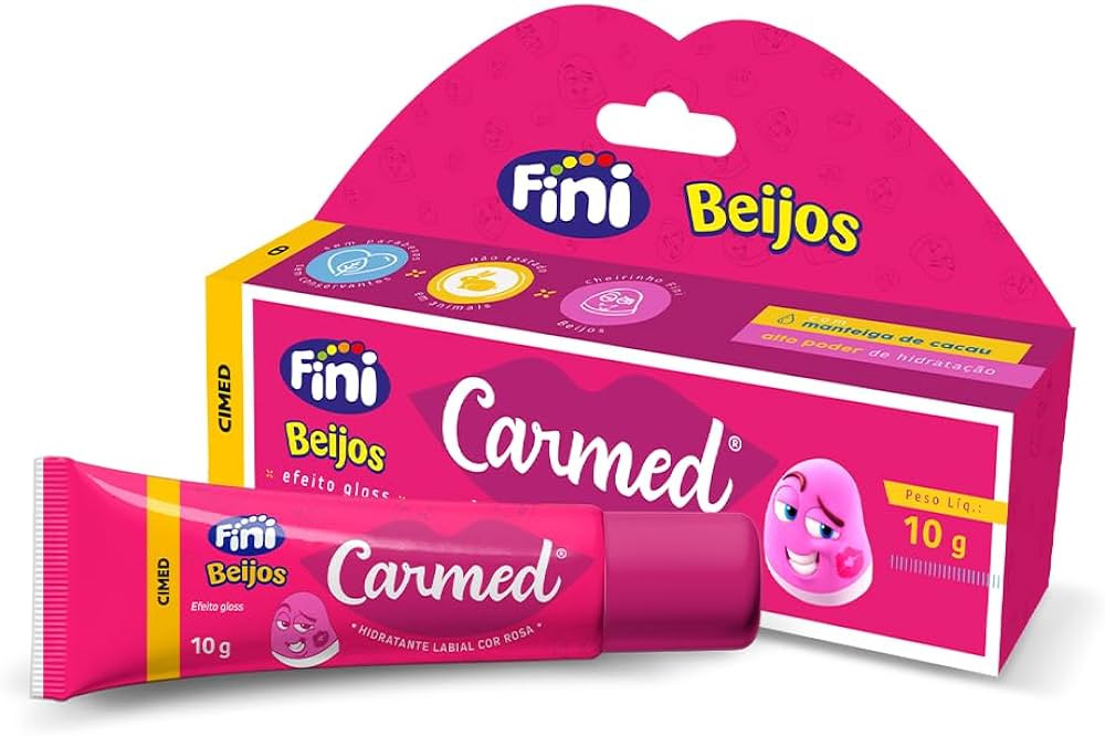 CARMED Fini Beijos Hidratante Labial com cor 10g | Amazon (BR)