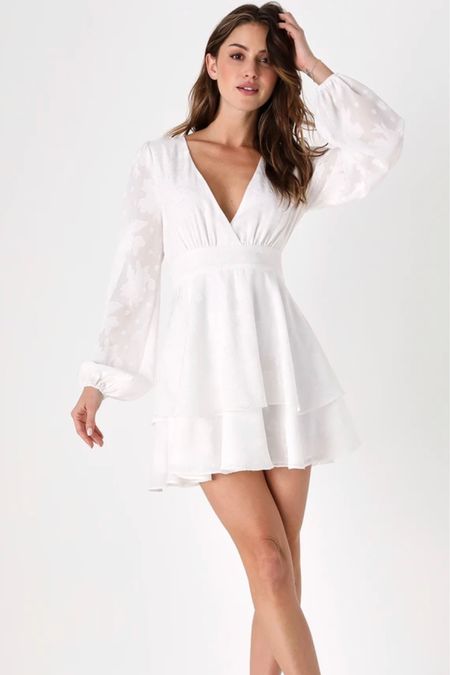 This white dress with balloon sleeves is so cute!

Spring dress, Valentine’s dress, white summer dresss

#LTKunder100