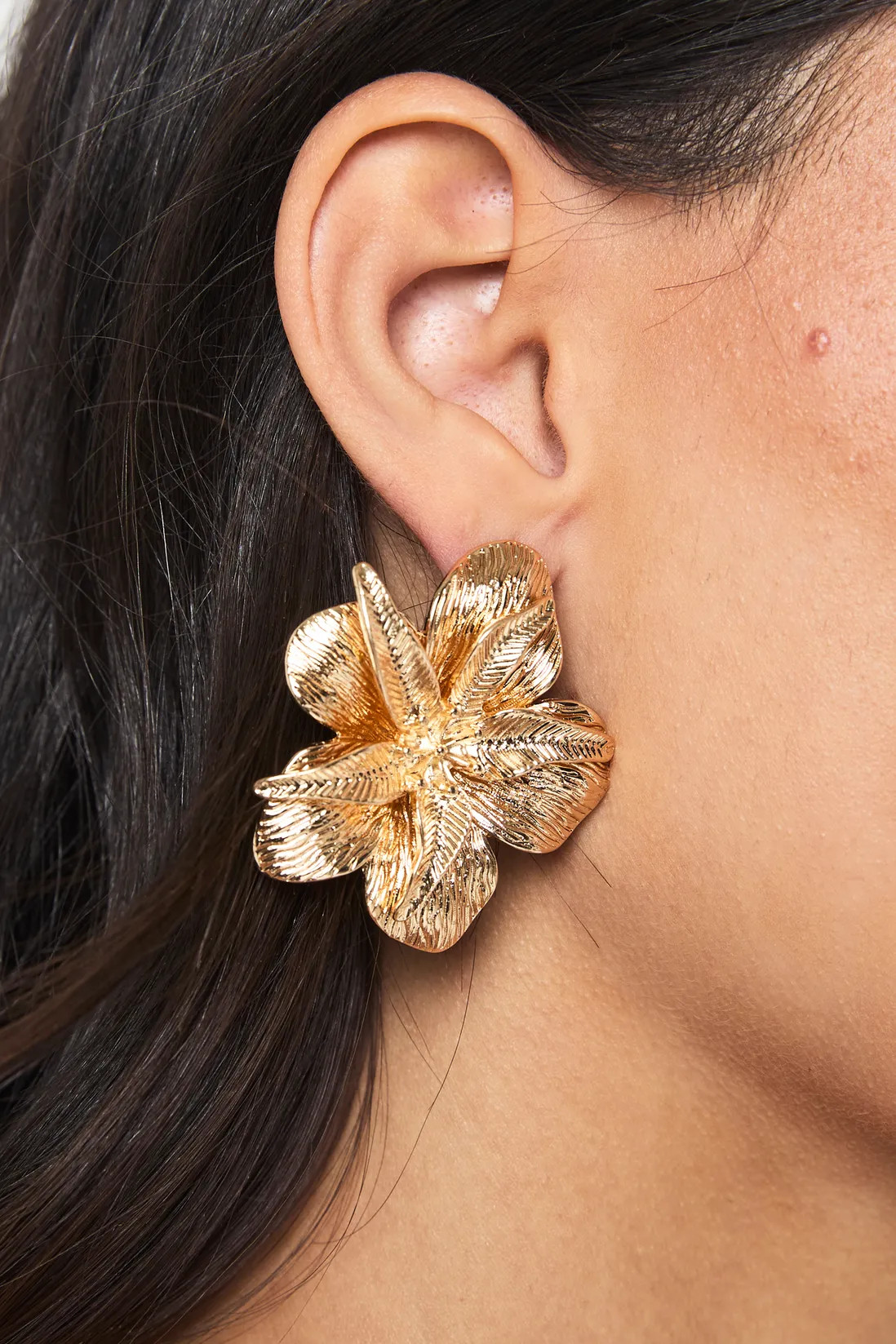 Jewellery | Oversized Flower Stud Earrings | boohoo | Boohoo.com (UK & IE)