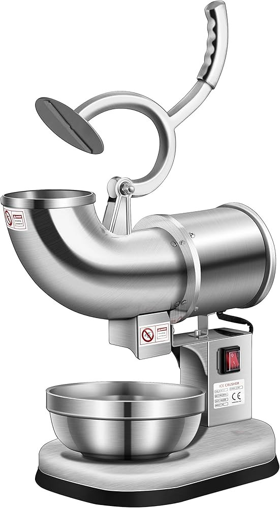 VIVOHOME Electric Dual Blades Ice Crusher Shaver Snow Cone Maker Machine Silver 440lbs/hr for Hom... | Amazon (US)