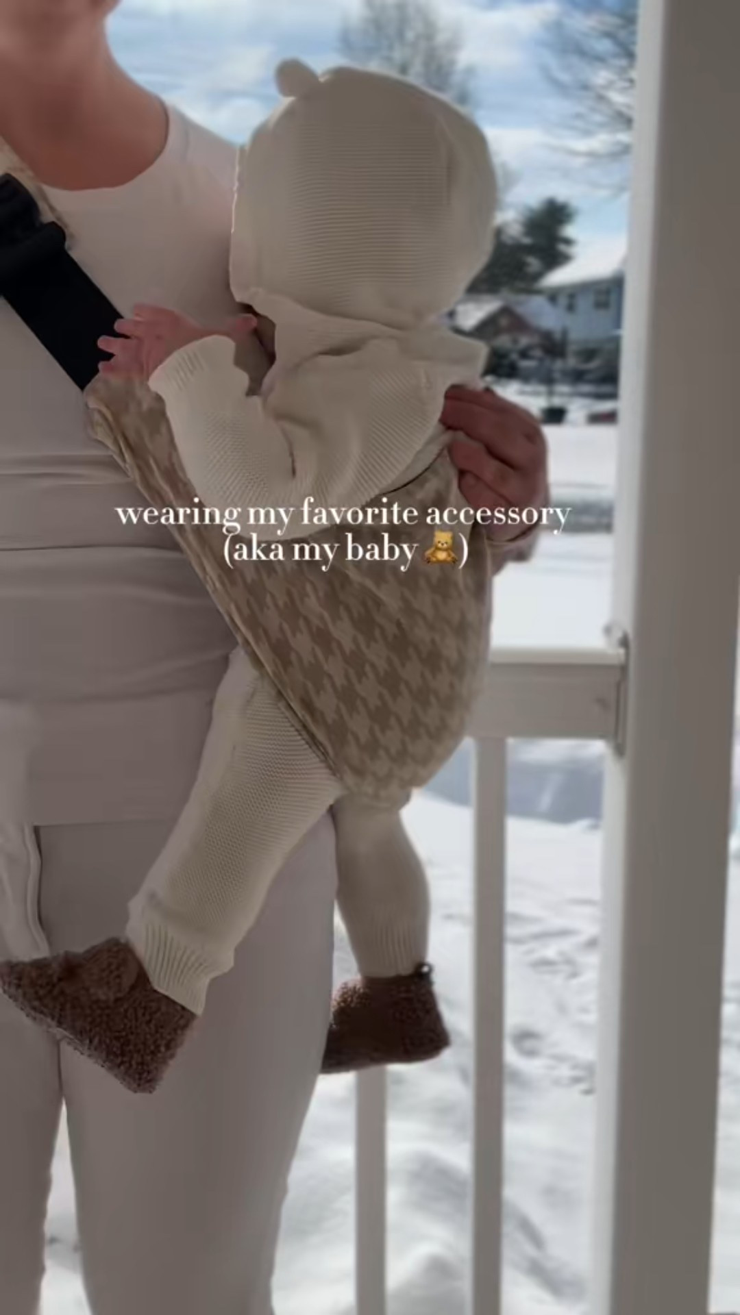 Wearing my favorite accessory 🤍
This hip carrier makes holding my baby so much easier while keeping him close. Lightweight, easy to throw on, and perfect for everyday moments. 

#babymusthave #babycarrier #babywearing #momlife #babyessentials #hipcarrier #toddlercarrier #momhack #toddleressentials

#LTKmomlife #LTKKids #LTKBaby