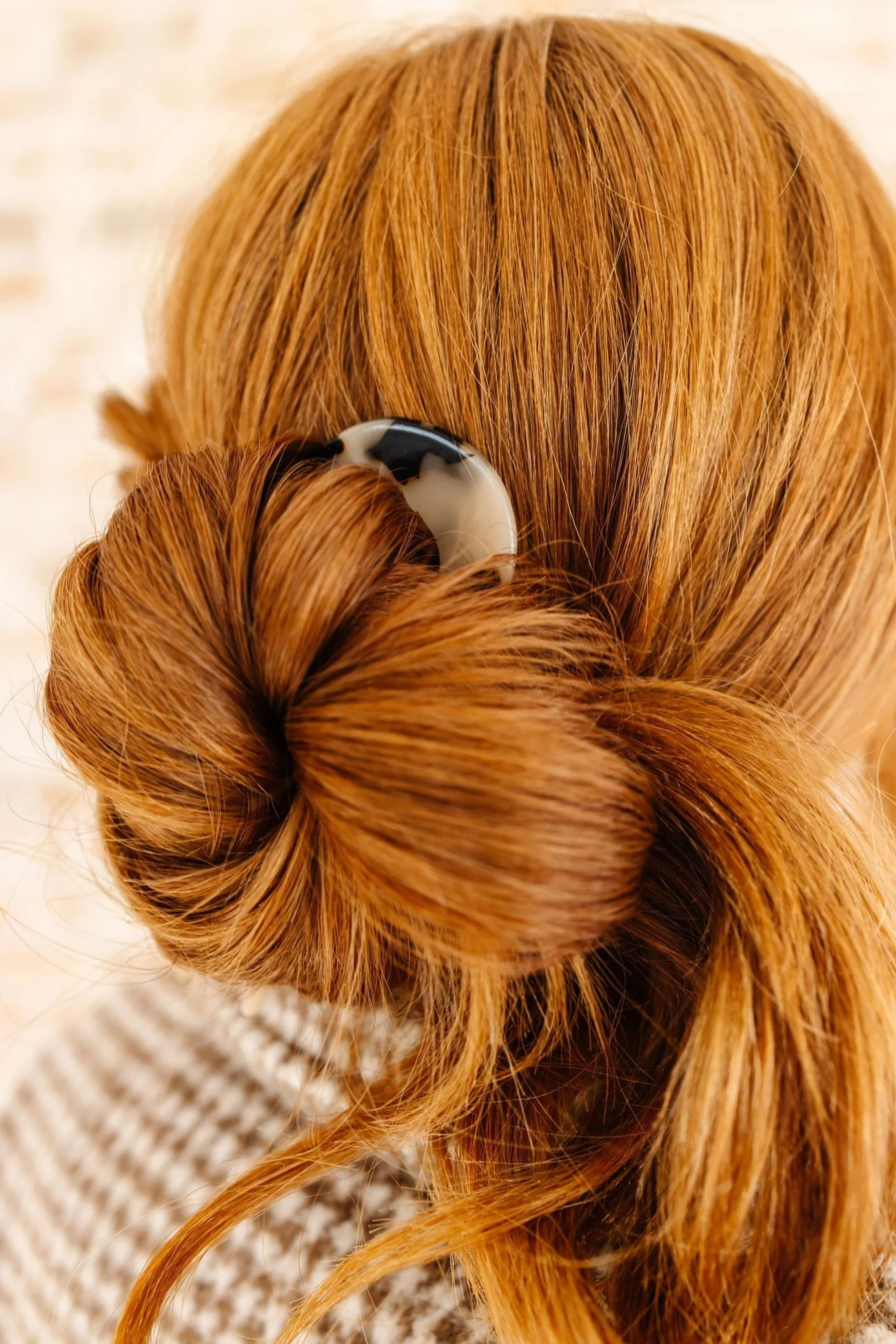 U-Shaped Hair Fork in Tortoise | Shop Andi