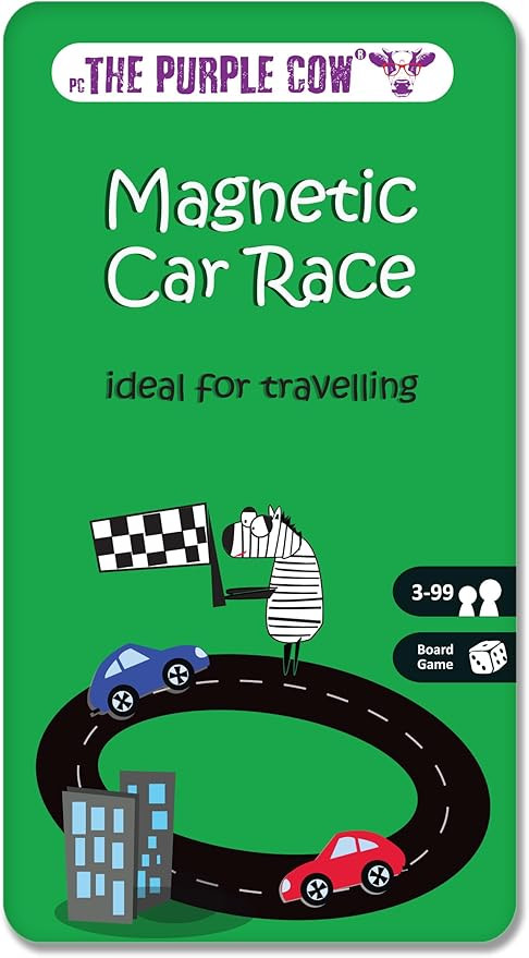 The Purple Cow Magnetic Travel Car Race Game - Airplane Games & Quiet Games. Game Box for Kids & ... | Amazon (US)