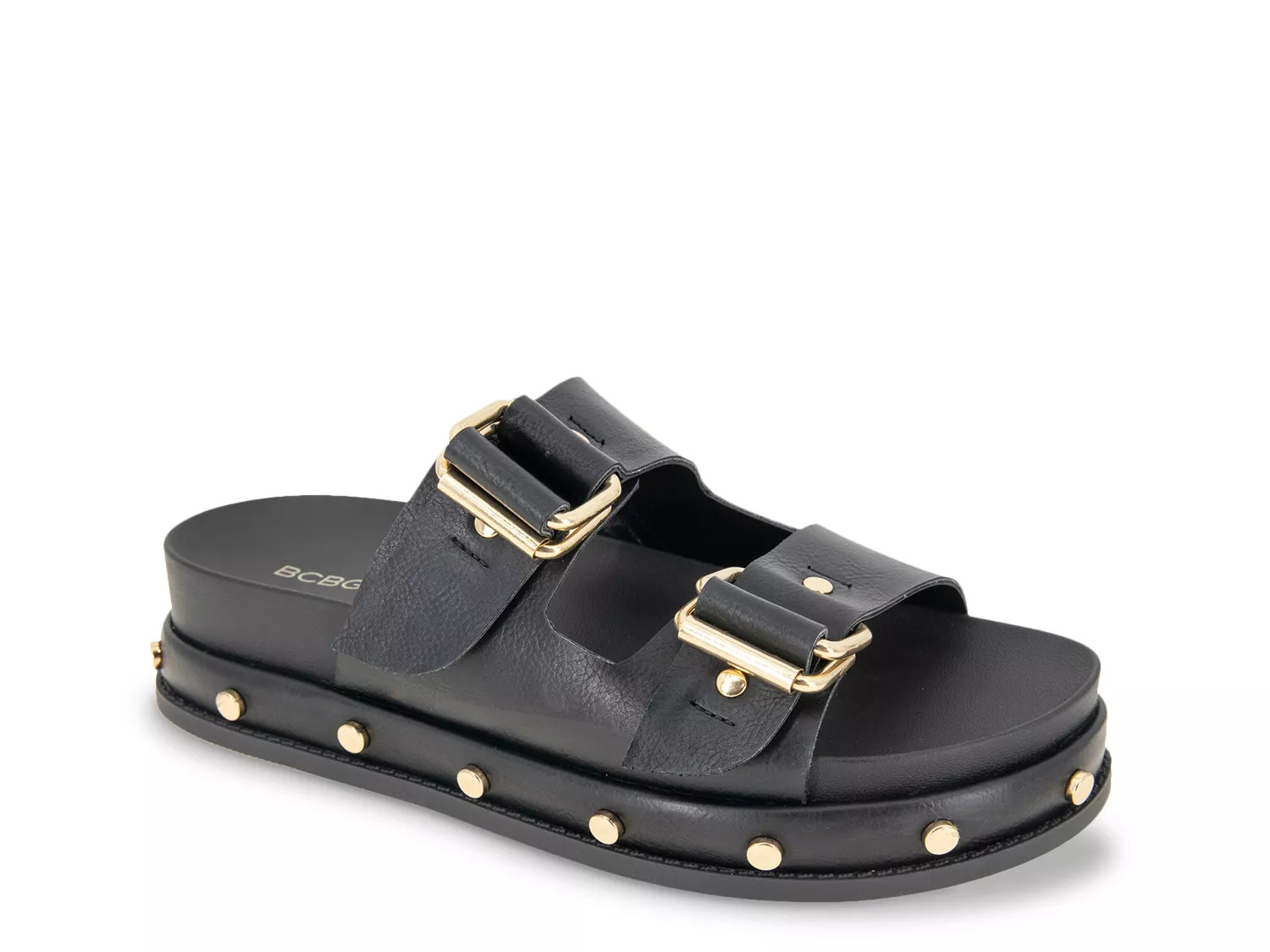 BCBGeneration Bamba Platform Sandal | Women's | Black | Size 6 | Sandals | Footbed | DSW