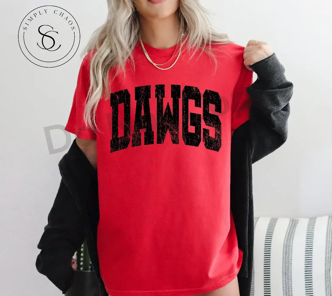 Dawgs, Game Day, Womens, Unisex, Bella Canvas, Georgia | Etsy (US)