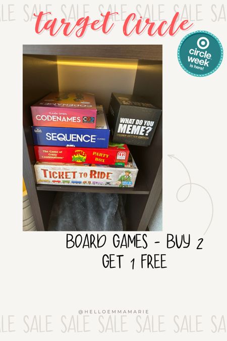 Board games are buy 2 get 1 FREE! Linking up some of our faves 😍 

#LTKsalealert #LTKfamily #LTKxTarget