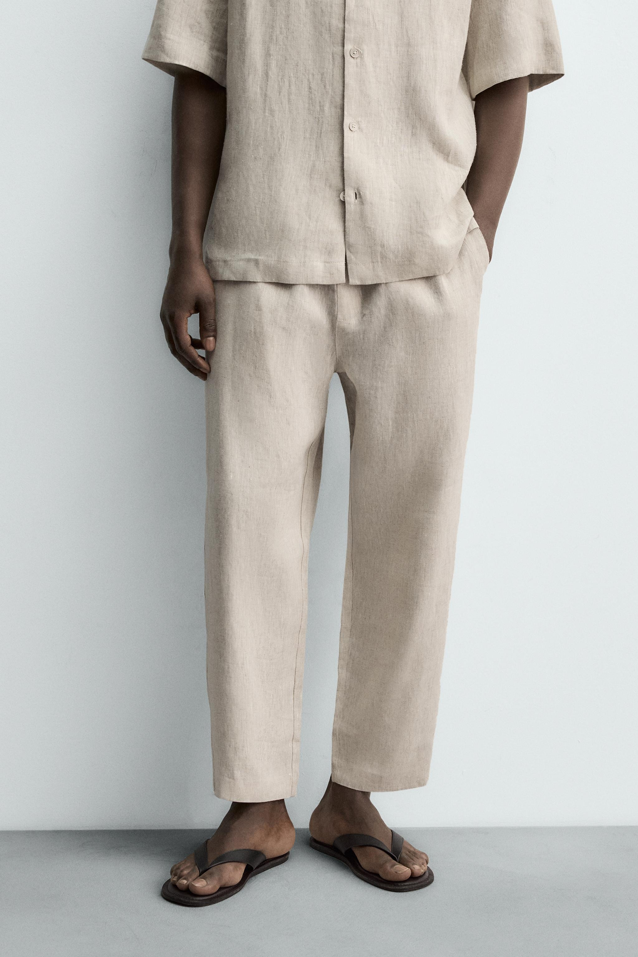 RELAXED-FIT-HOSE AUS 100% LEINEN | Zara DE