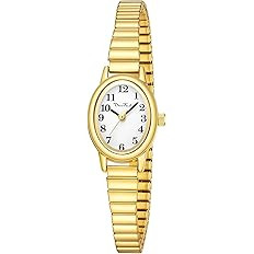 Diaofendi 3 Sizes (S/M/L) Small Gold Watches for Women - Fit 5"-8" Expansion Band, Valentine's Da... | Amazon (US)