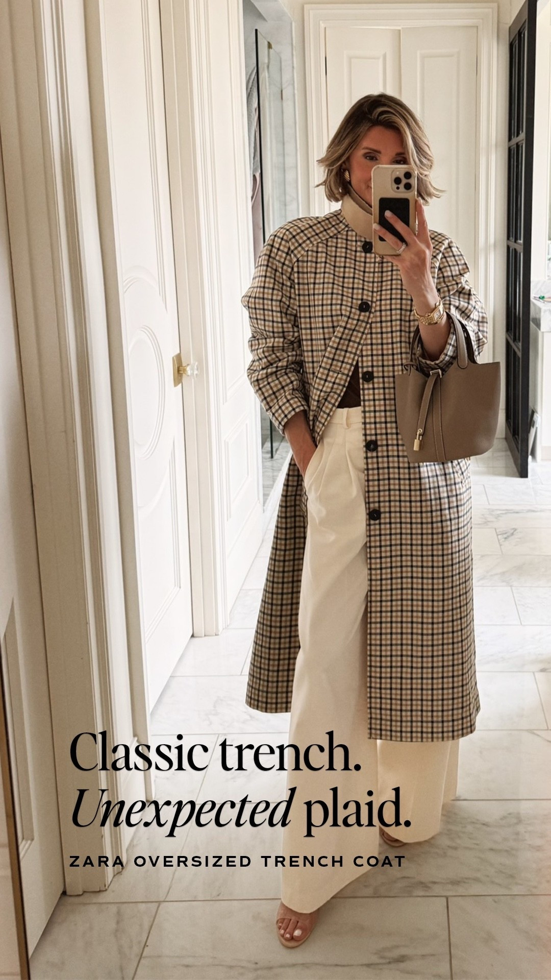 So many ways to style this reversible trench from @Zara for spring 🤍 The plaid detail is such a fun touch.

#LTKSeasonal #LTKootd