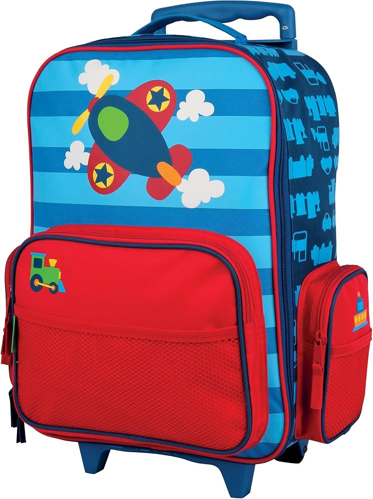 Stephen Joseph boys Airplane Stephen Joseph Classic Rolling Luggage, Airplane, 14.5 x 6.5 18 US | Amazon (US)