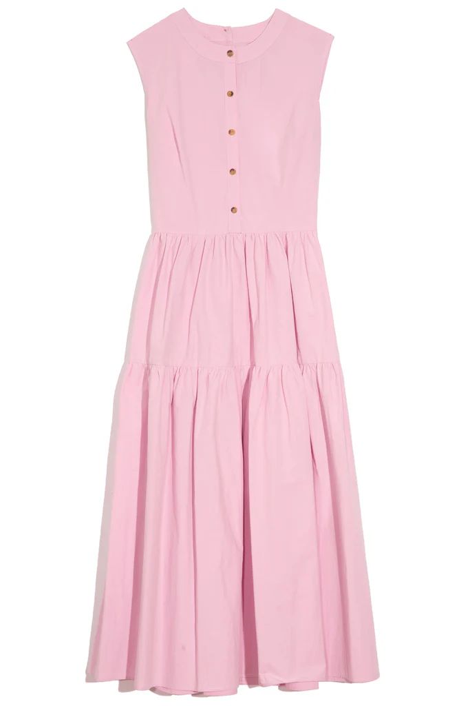 Freya Dress in Baby Pink | Hampden Clothing