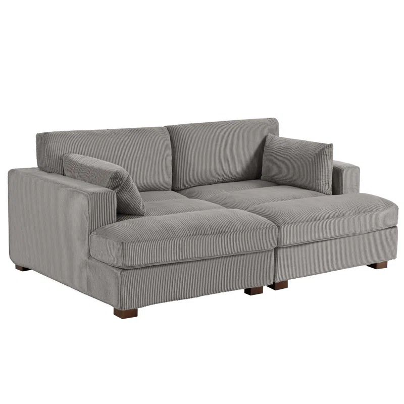 Bentura 83.9'' Corduroy Sleeper Sofa | Wayfair North America