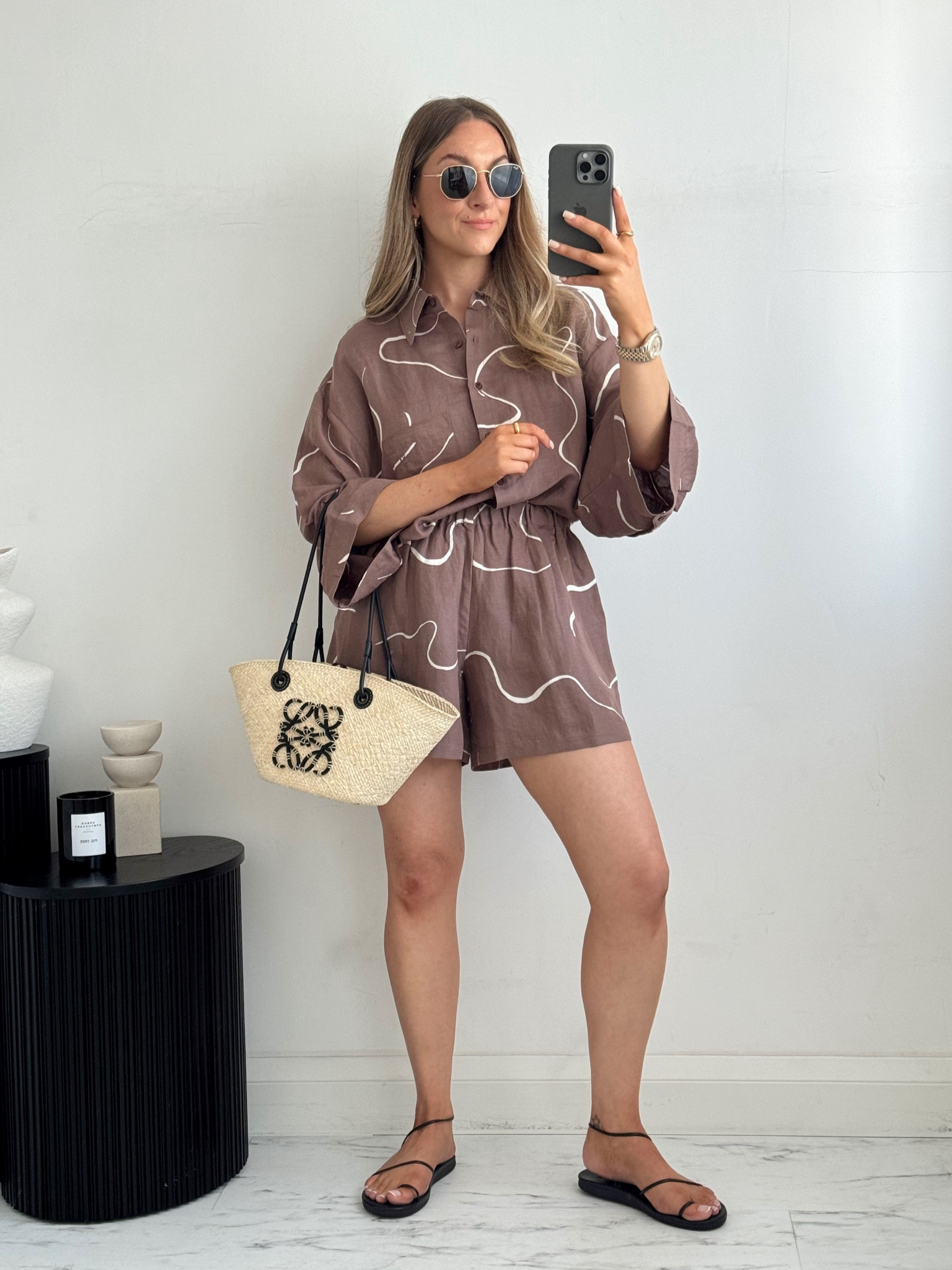 The most dreamy linen shirt and shorts co-ord 🤎 Perfect for summer & holidays! 😍

I wear XXS (uk 6) in both. 



#LTKsummer #LTKstyletip #LTKspring