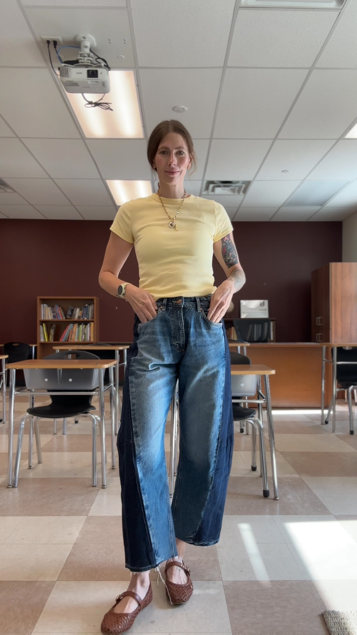 First attempt at barrel jeans 🤭 

#LTKStyleTip #LTKFindsUnder100 #LTKSeasonal