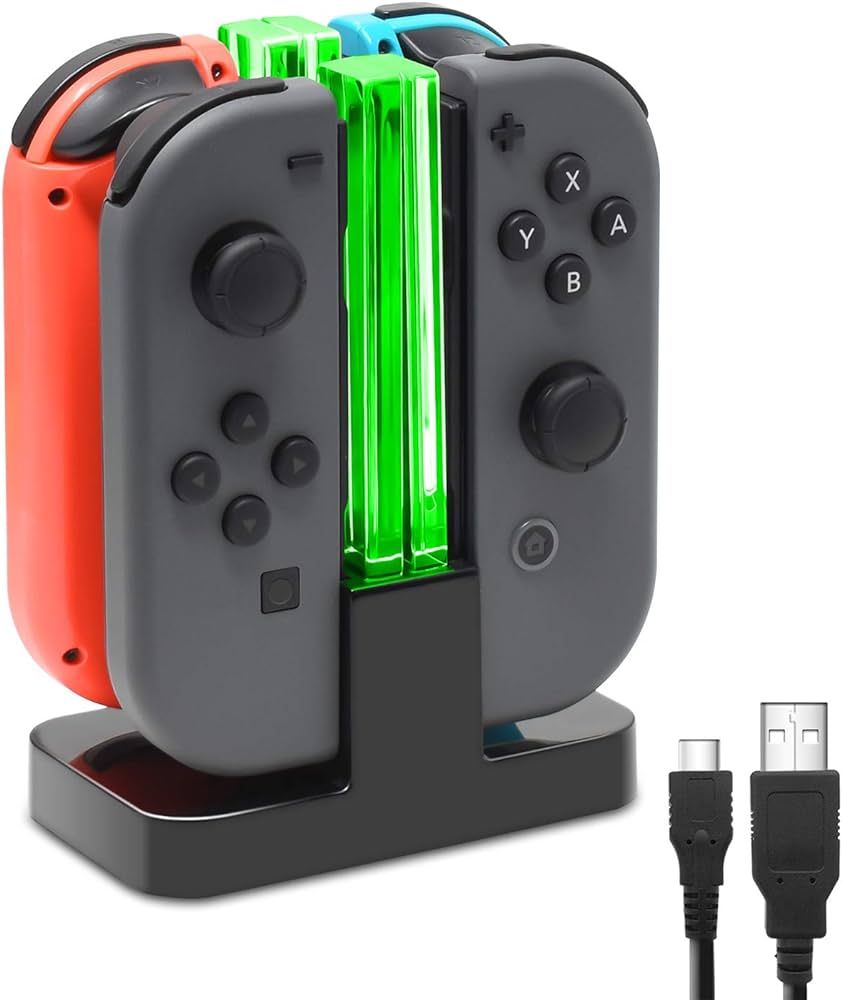 FastSnail Charging Dock Compatible with Nintendo Switch for Joy Con & OLED Model Controller with ... | Amazon (US)