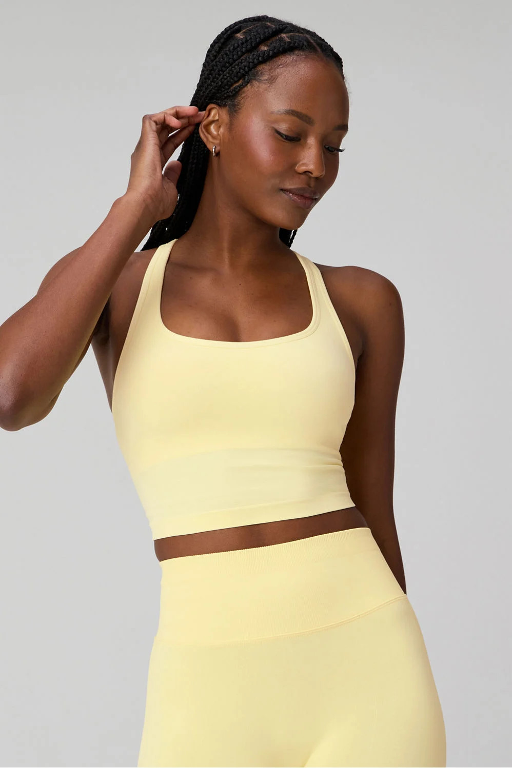 Seamless Cropped Built-In Bra Tank | Fabletics