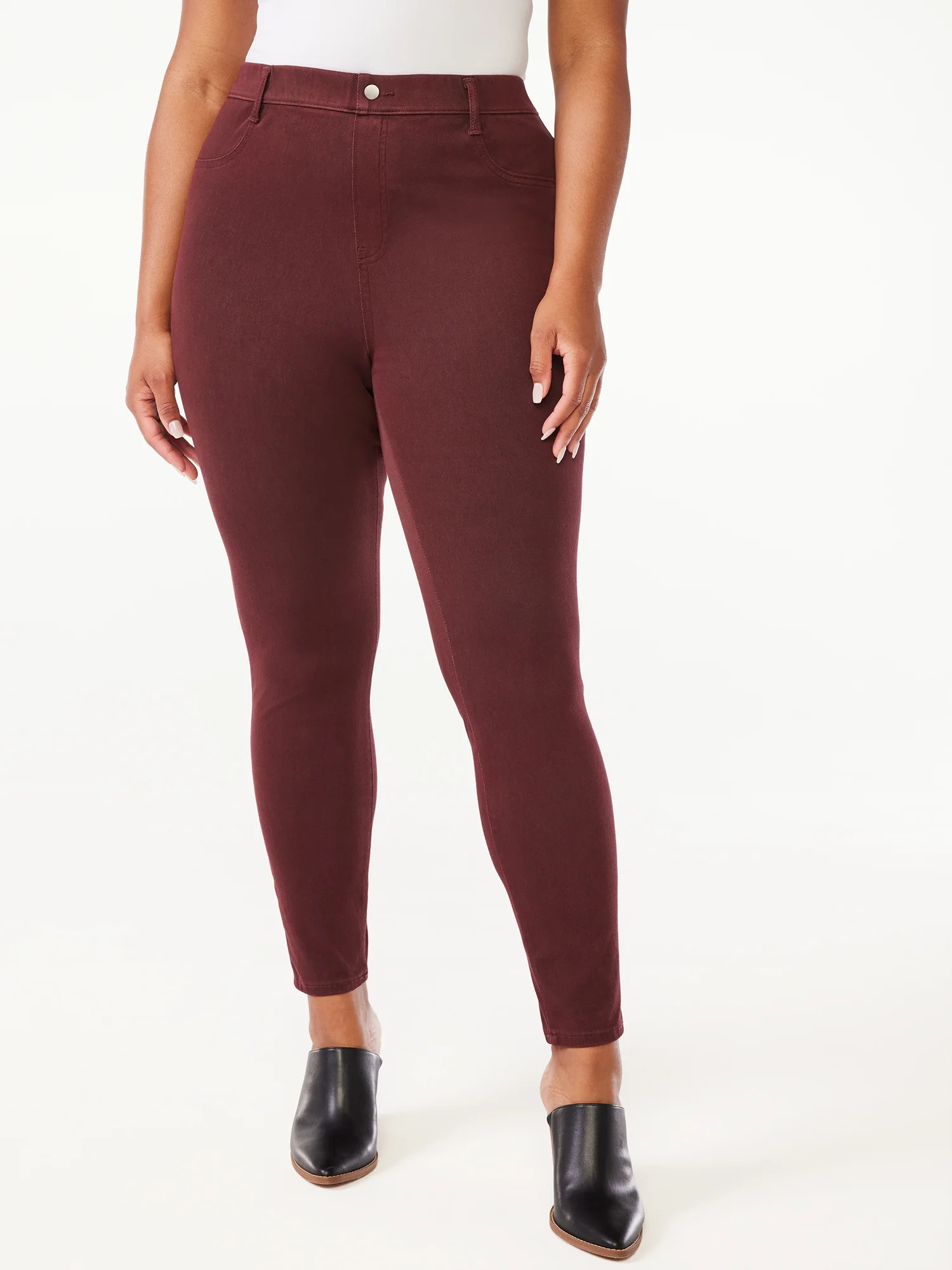 Time and Tru Women's High Rise Jeggings, 29" Inseam, Sizes XS-XXXL | Walmart (US)