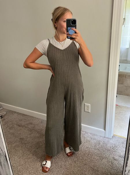 The coziest jumper ever ! 
Jumpsuit 
Fall2023 
Fall transition outfit 
Casual outfit 
Comfy outfit 
Loungewear 
Teacher outfit 
Work from home outfit 
Gold jewelry 
Amazon finds 
Amazon Sandals 
Amazon jewelry 
Gold jewelry 

Follow my shop @kallie_carson on the @shop.LTK app to shop this post and get my exclusive app-only content!

#liketkit #LTKFind #LTKSale #LTKBacktoSchool
@shop.ltk
https://liketk.it/4h0FQ

#LTKFind #LTKBacktoSchool #LTKSeasonal