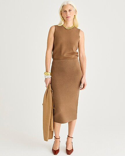 Sweater shell in TENCEL&trade; lyocell blend. | J. Crew US