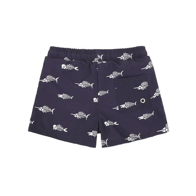 Toddler Boys Swim Trunks Quick Dry Boys Swim Shorts with Mesh Liner Beach Boys Bathing Suit Navy ... | Walmart (US)