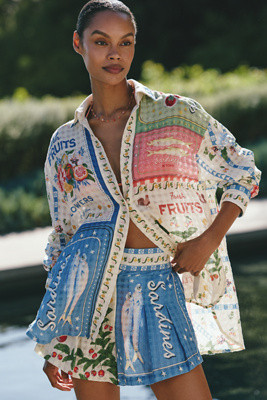 Agua Bendita Anastasia Buttondown Shirt | Anthropologie (US)