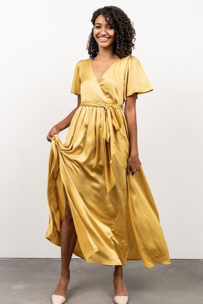 Sicily Satin Maxi Dress | Baltic Born