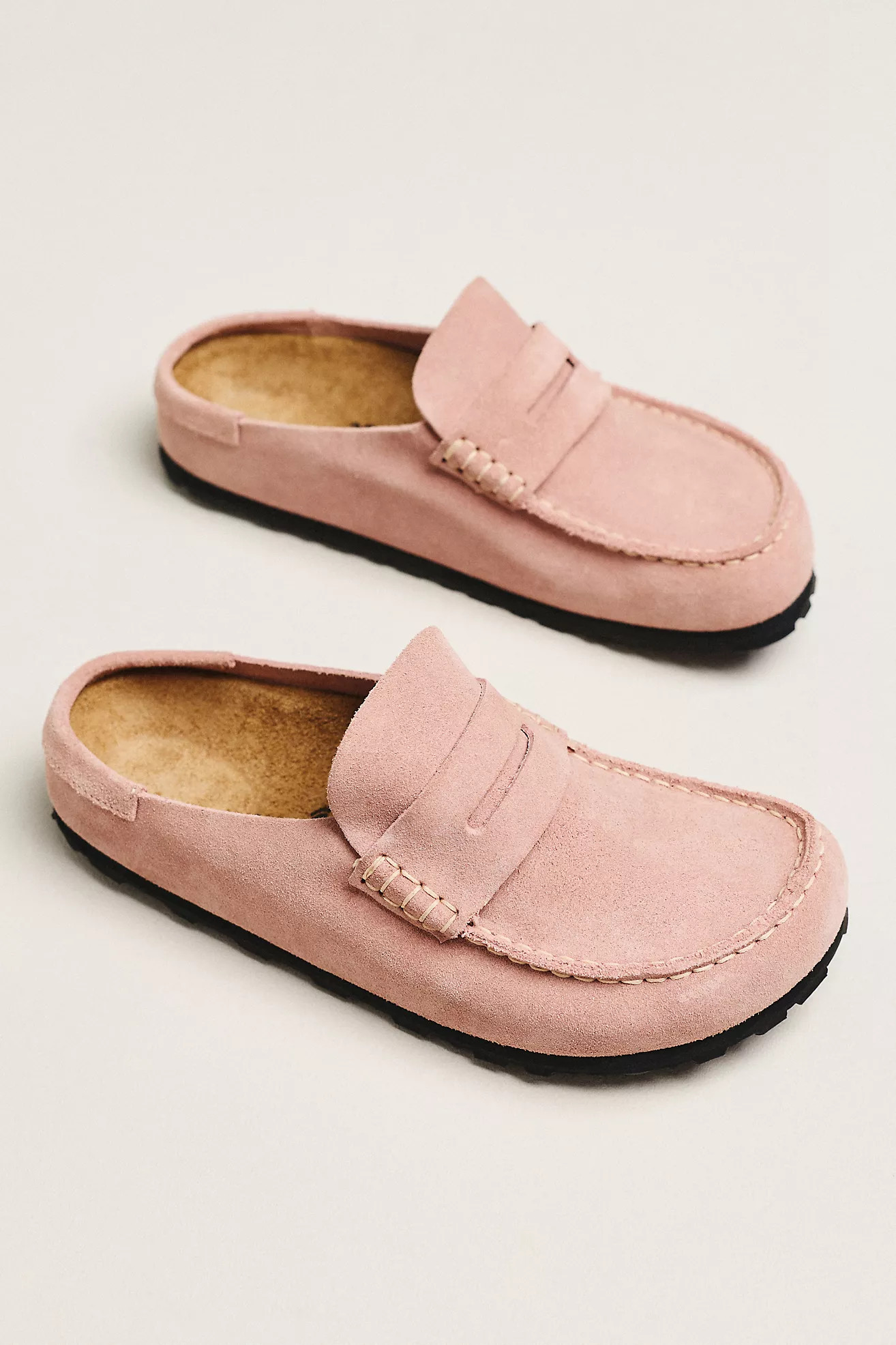 Birkenstock Naples Suede Clogs | Anthropologie (US)