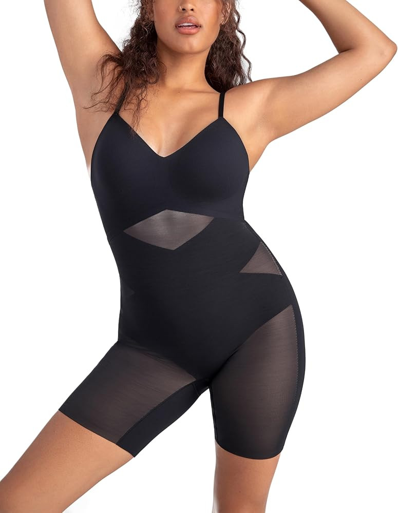 HONEYLOVE Shapewear Low-Back Bodysuit for Women - Targeted Compression Body Shaper | Amazon (US)