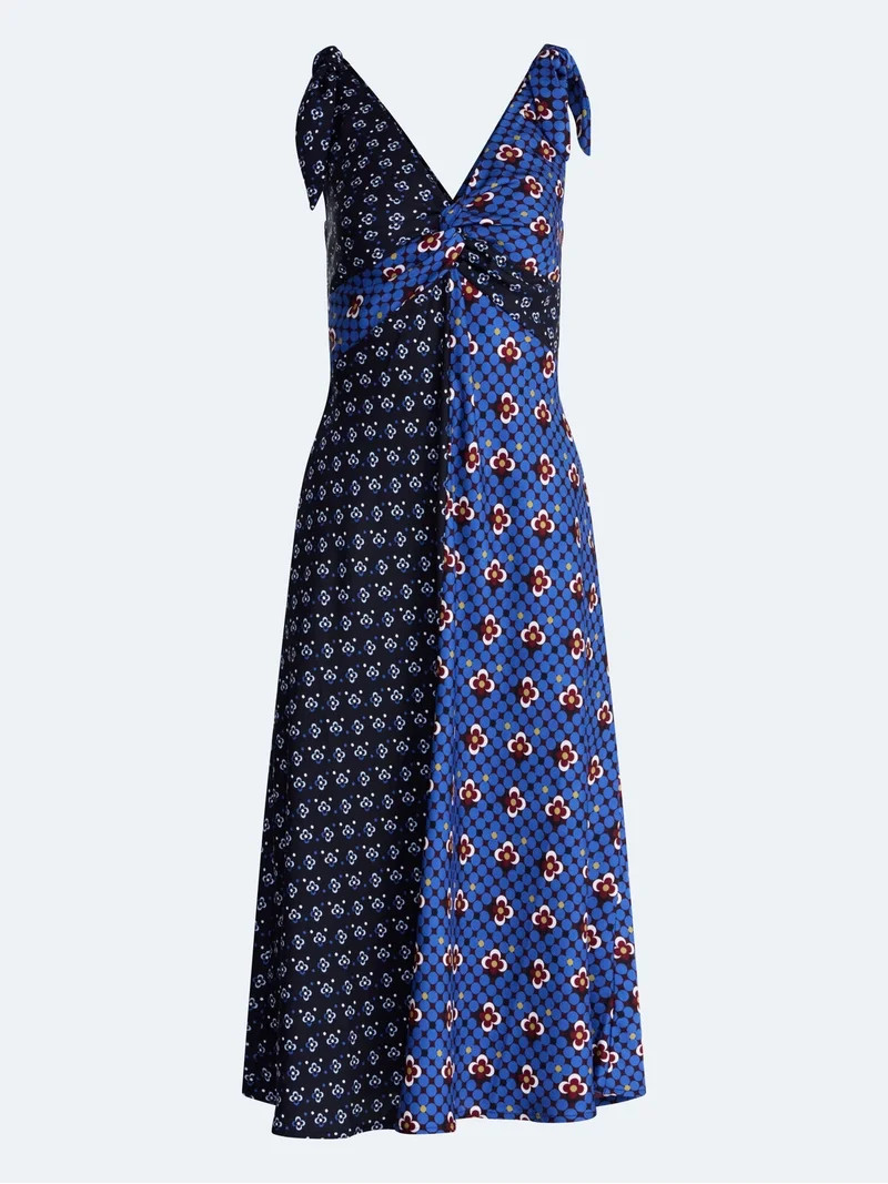 Free Assembly Women's Twist Front Sleeveless Maxi Dress, Sizes XS-XXL | Walmart (US)