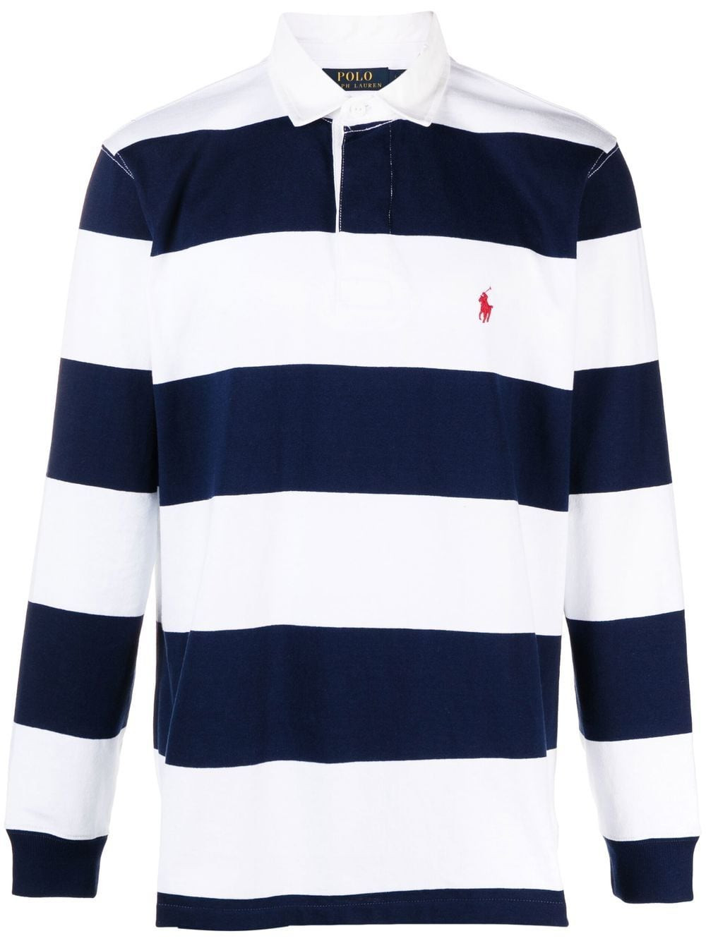 Polo Ralph Lauren - Camisa polo Polo Pony com listras - homem - algodão - S - Branco | Farfetch (BR)