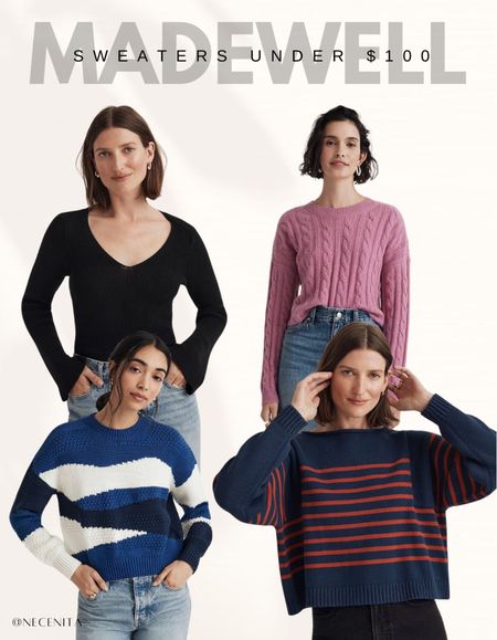 Madewell sweaters under $100

#LTKSeasonal #LTKstyletip #LTKfindsunder100