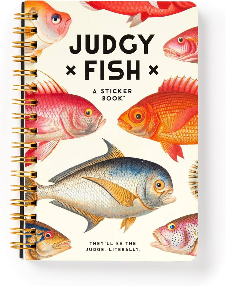 Judgy Fish Sticker Book (A Brass Monkey Sticker Book) | Amazon (US)
